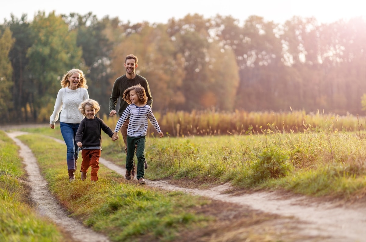 Family outdoors